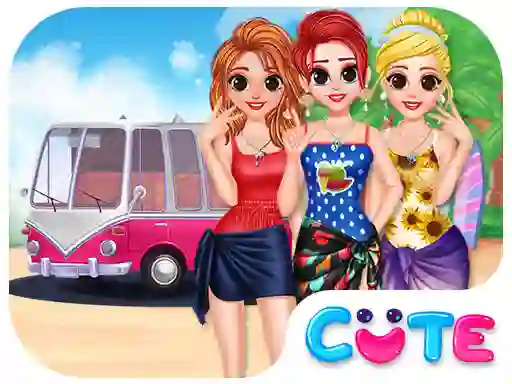 Spēle Besties Summer Vacation online