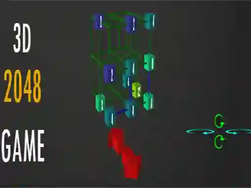 Spēle 2048 - 3D online