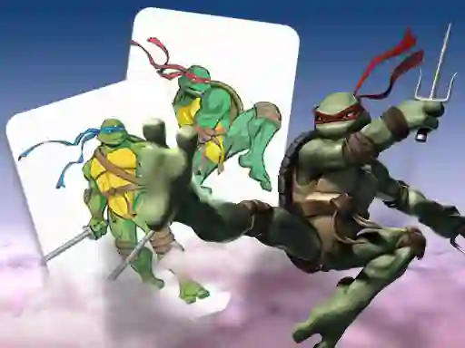 Spēle Ninja Turtles Memory card Match online