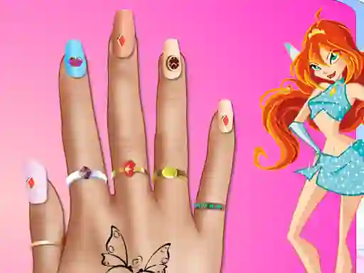 Spēle Winx Nail Makeover online