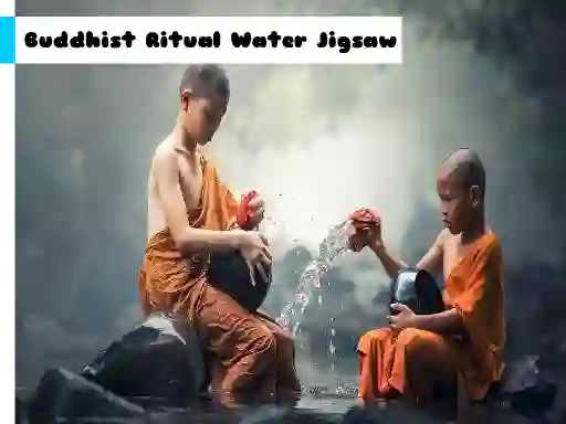 Spēle Buddhist Ritual Water Jigsaw online