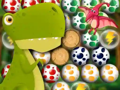 Spēle Egg Shooter: Bubble Dinosaur online