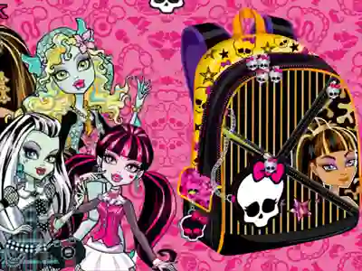 Spēle Monster High Backpack Design online