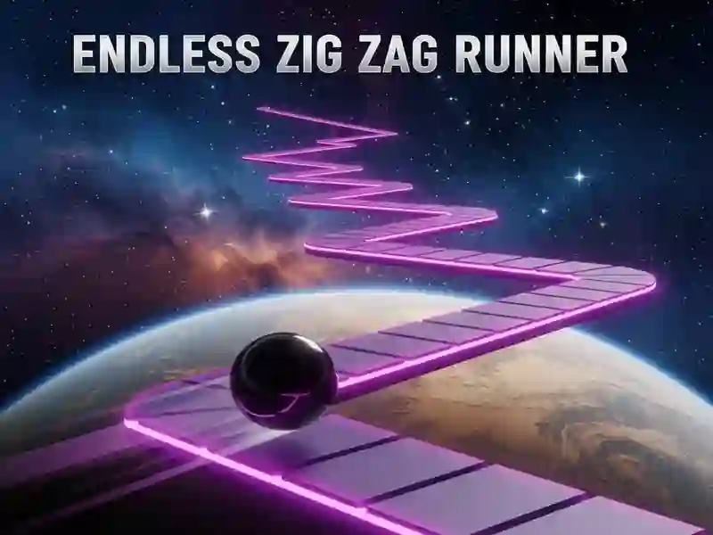 Spēle Endless Zig Zag Runner online