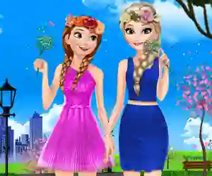 Spēle Sisters Spring Day online