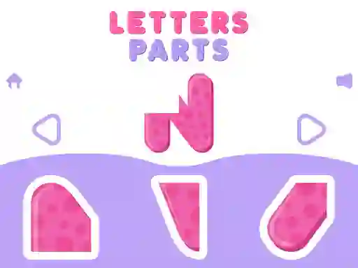 Spēle Letters Parts online