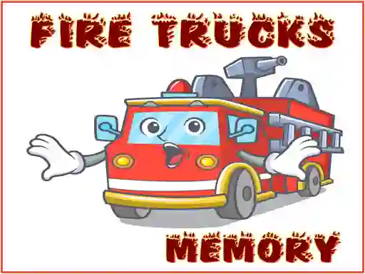 Spēle Fire Trucks Memory online