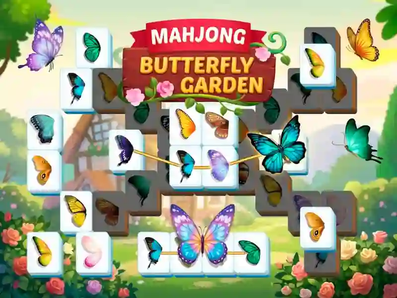 Spēle Mahjong Butterfly Garden online