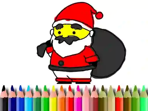 Spēle Back To School: Santa Claus Coloring online