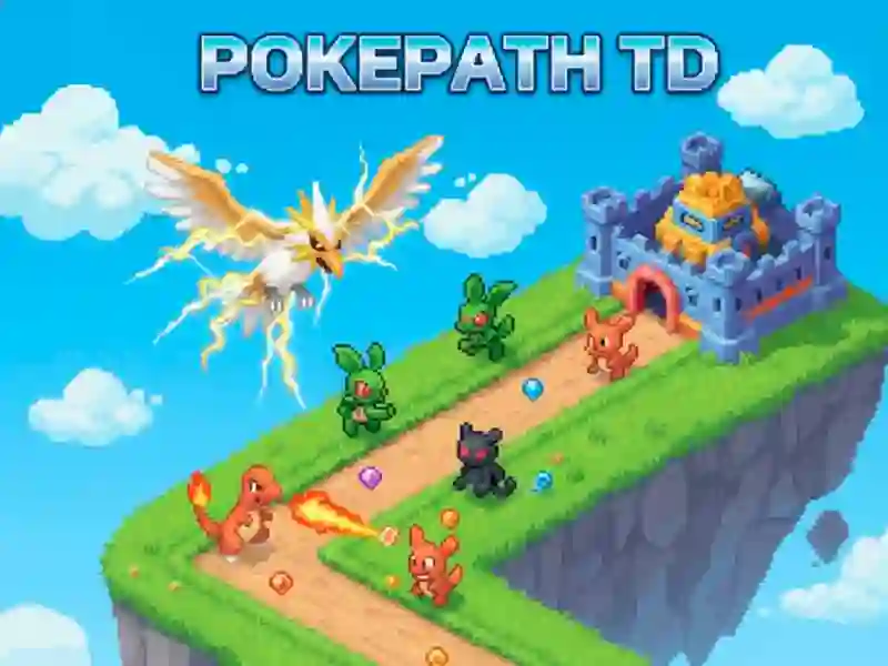 Spēle Pokepath Td online