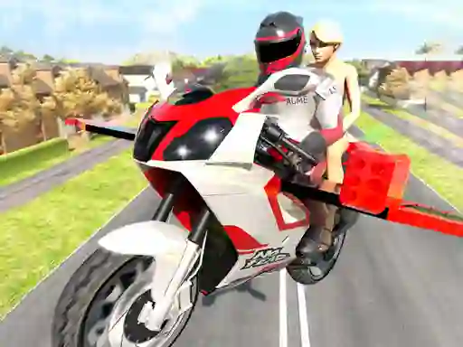Spēle Flying Motorbike Driving Simulator online