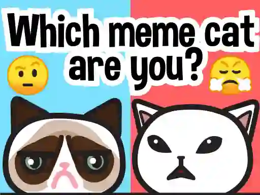 Spēle Which Meme Cat Are You? online