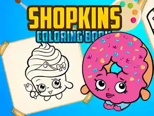 Spēle Shopkins Coloring Book online