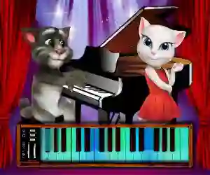Spēle Talking Tom Piano Time online