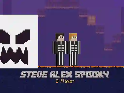 Spēle Steve Alex Spooky 2 Player online