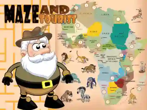 Spēle Maze and Tourist online
