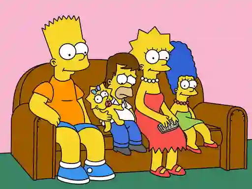 Spēle The Simpsons Jigsaw Puzzle online