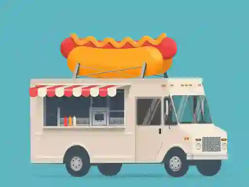 Spēle Food Trucks Jigsaw online