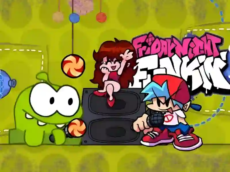 Spēle Friday Night Funkin VS Om Nom from Cut The Rope online