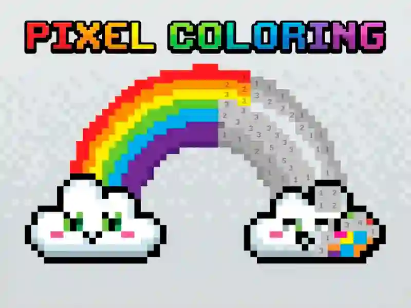 Spēle Pixel Coloring online