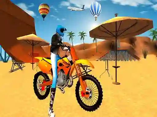 Spēle Motocross Beach Game: Bike Stunt Racing online