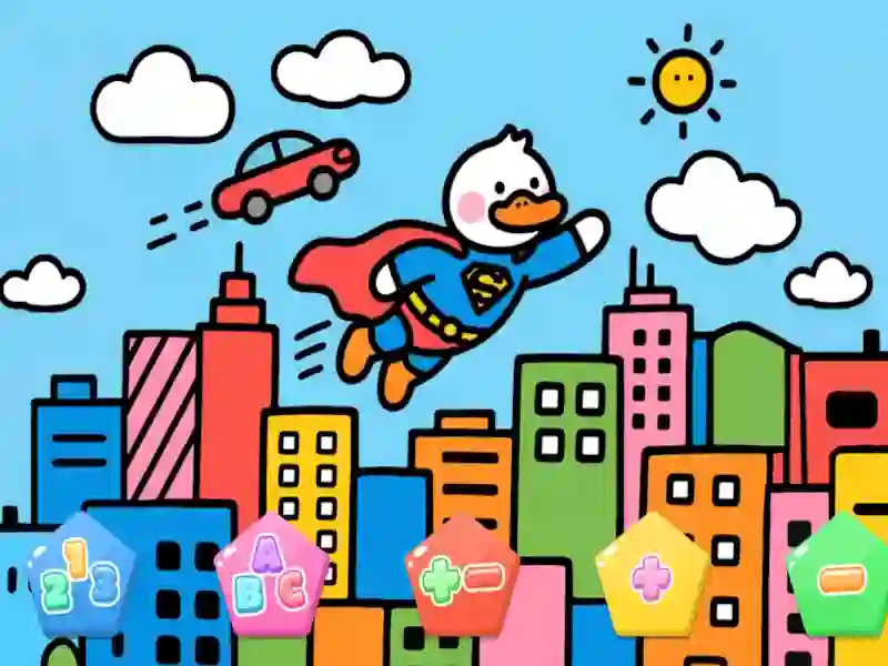 Spēle Color By Code Super Duck online