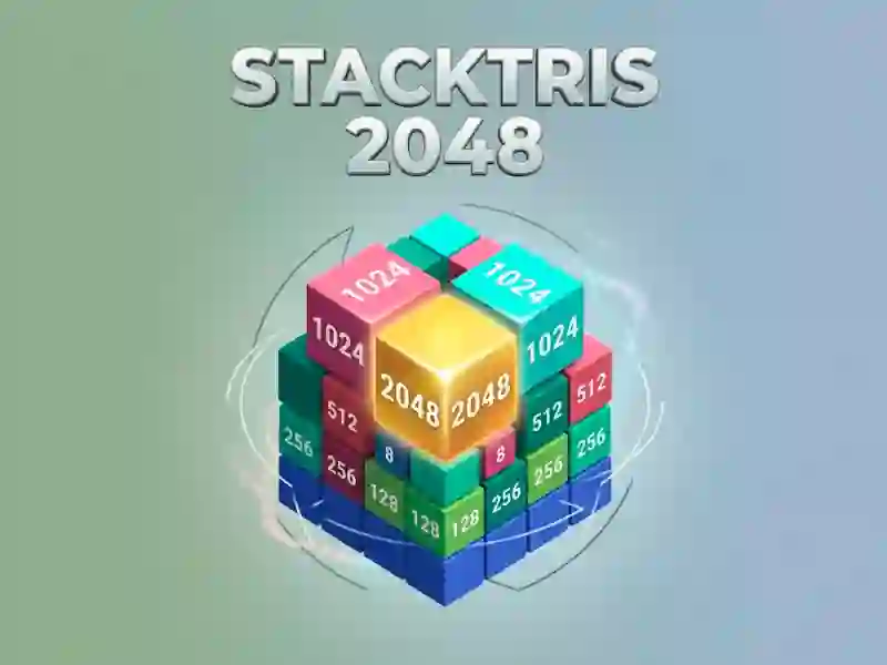 Spēle Stacktris 2048 online