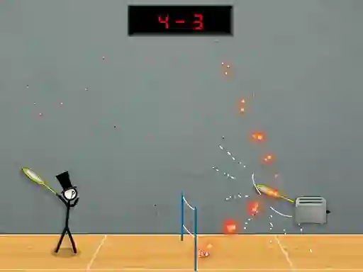 Spēle Stick Figure Badminton 3 online