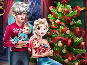 Spēle Elsa Family Christmas online