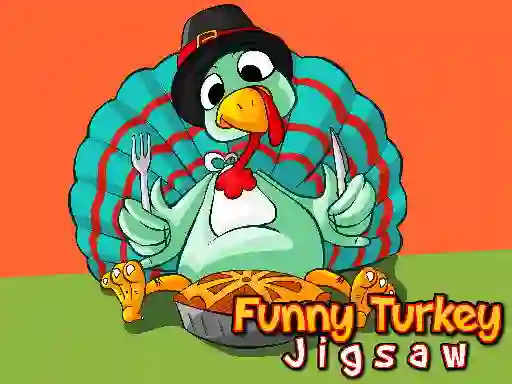 Spēle Funny Turkey Jigsaw online