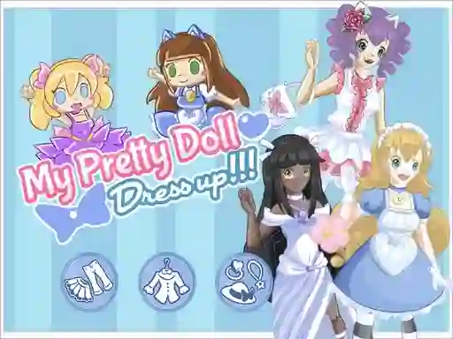 Spēle My pretty doll : Dress up online