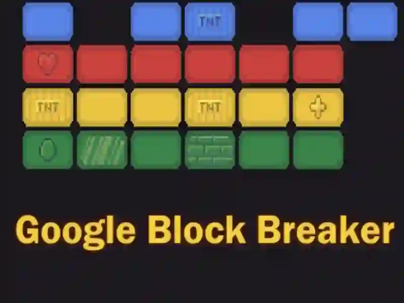 Spēle Google Block Breaker online
