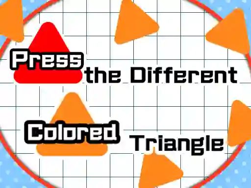 Spēle Press The Different Colored Triangle online