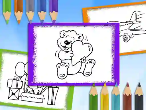 Spēle Cartoon Coloring Book online