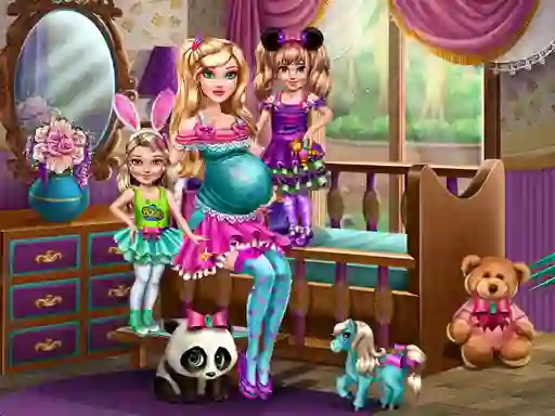 Spēle Barbie With Twins online