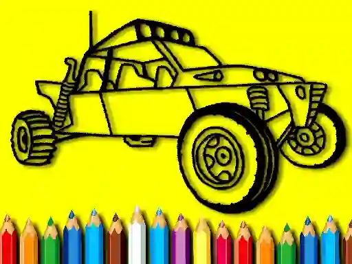 Spēle Back To School: Rally Car Coloring Book online
