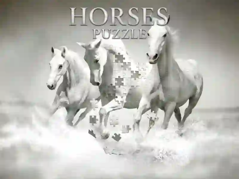 Spēle Horses Puzzle online