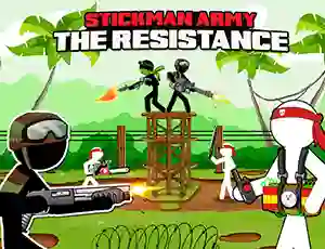 Spēle Stickman Army: The Resistance online