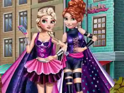 Spēle Superhero Spring Princess Dress Up online