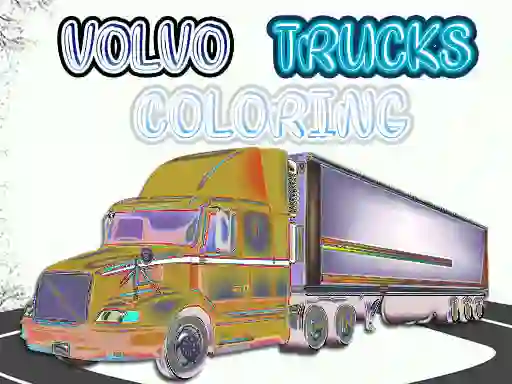 Spēle Volvo Trucks Coloring online
