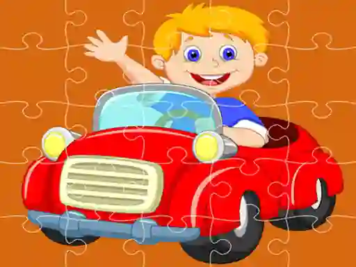 Spēle Pedal Cars Jigsaw online