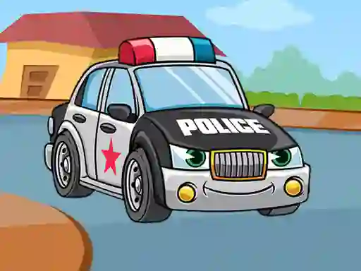 Spēle Police Cars Jigsaw online
