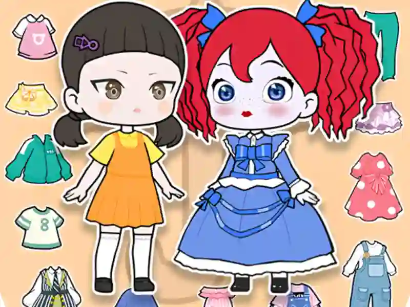 Spēle Cute Doll Dress Up online