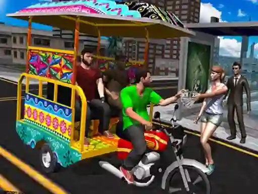 Spēle TukTuk Chingchi Rickshaw 3D online