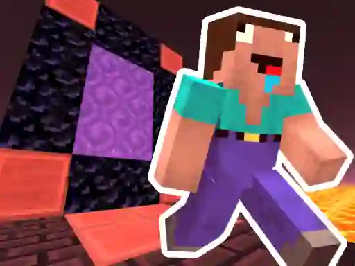 Spēle Noob Steve Nether online