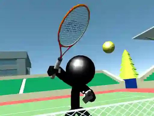 Spēle Stickman Tennis 3D online