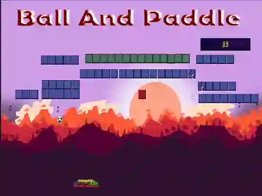 Spēle Ball And Paddle online