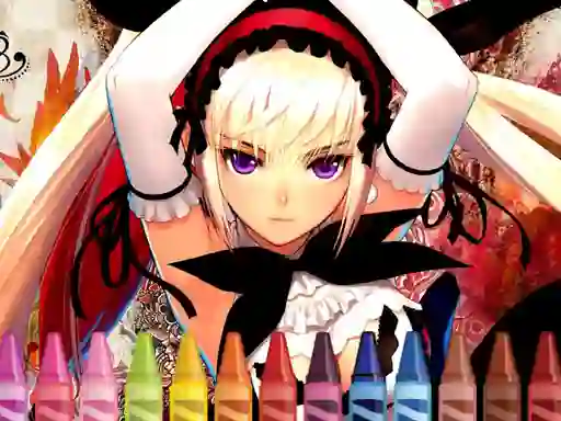 Spēle 4GameGround Anime Manga Coloring online