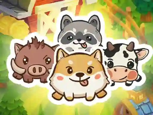Spēle Animal Sort Cute Game Puzzle online
