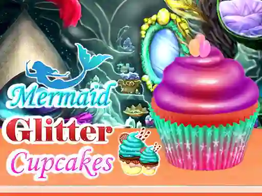 Spēle Mermaid Glitter Cupcakes online